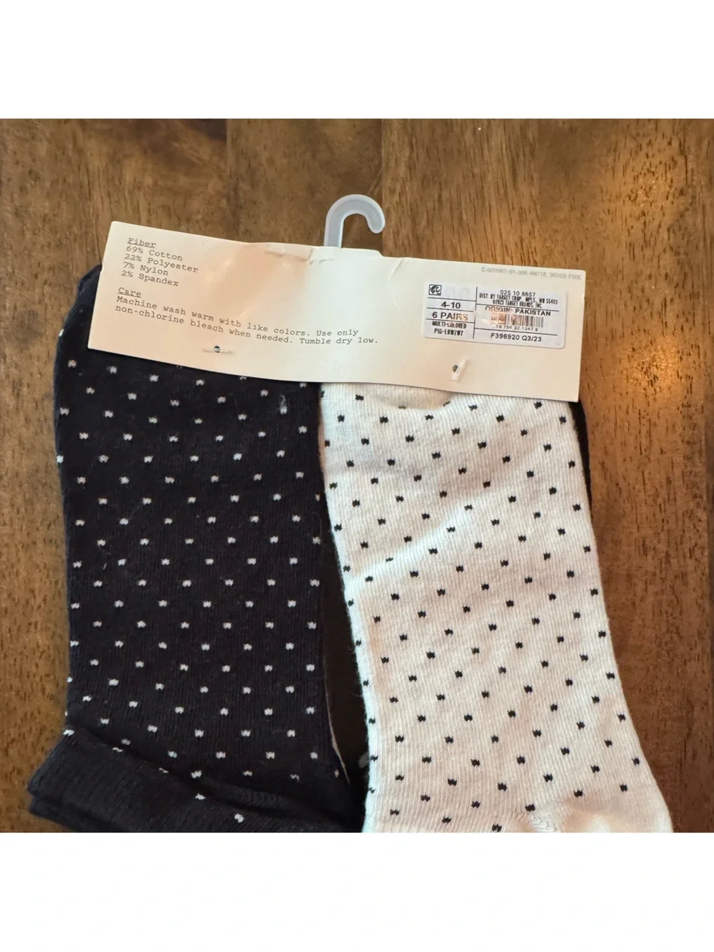Bundle: new day Floral, Stripe, Polka Dot Socks - 9 Pairs Total